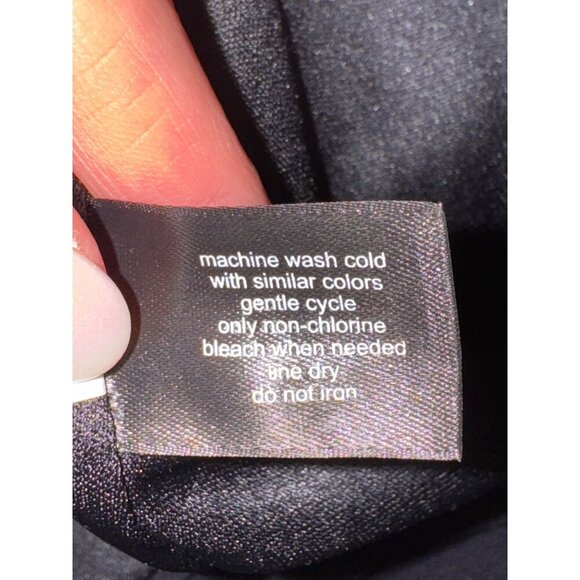 Lane Bryant Dress Women 18 Black Lace Crochet Gauze Swing Mini Whimsigoth Boho - Picture 14 of 14